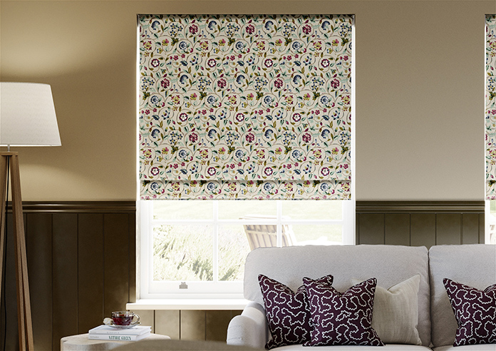 Land & Shore Esther, Multi - Twist&Fit Roman Blind - Image 3